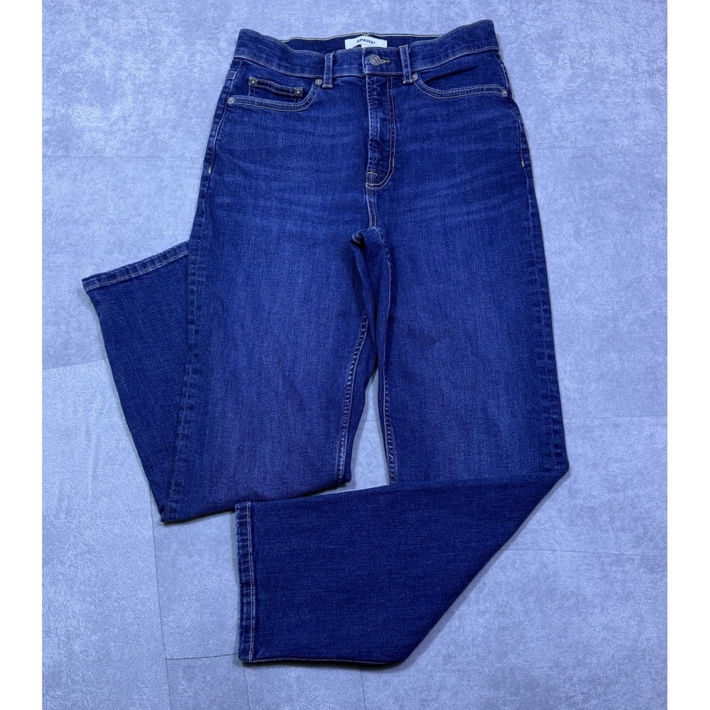 Spanx Jeans Womens 8 (27x27) Straight Leg Highrise Ankle Stretch USA Normcore